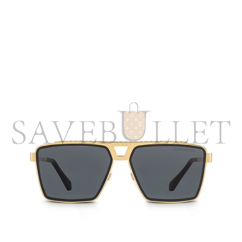 LOUIS VUITTON 1.1 EVIDENCE METAL SQUARE SUNGLASSES Z1584U